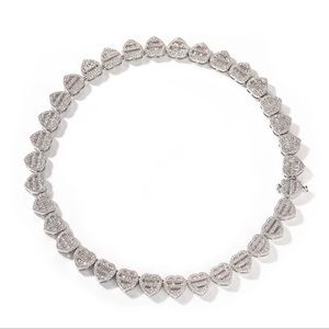 Baguette Heart Bracelet